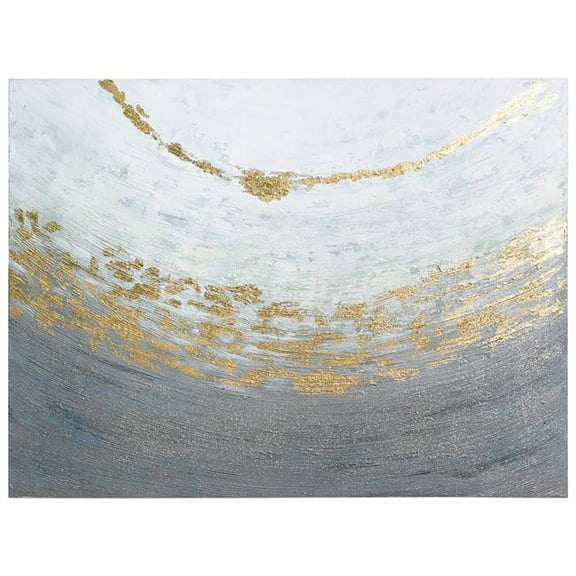 Empire Art Direct Golden Tundra Textured Metallic Hand Painted Wall Art, 30" x 40" x 1.5", Ready to hang