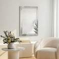 thumbnail image 1 of Empire Art Direct Modern Stepped Beveled Rectangle Wall Mirror, 24" x 36", Ready to Hang, 1 of 11