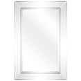 thumbnail image 1 of Empire Art Direct Moderno Beveled Mirror, 24" x 36", Ready to Hang, 1 of 16