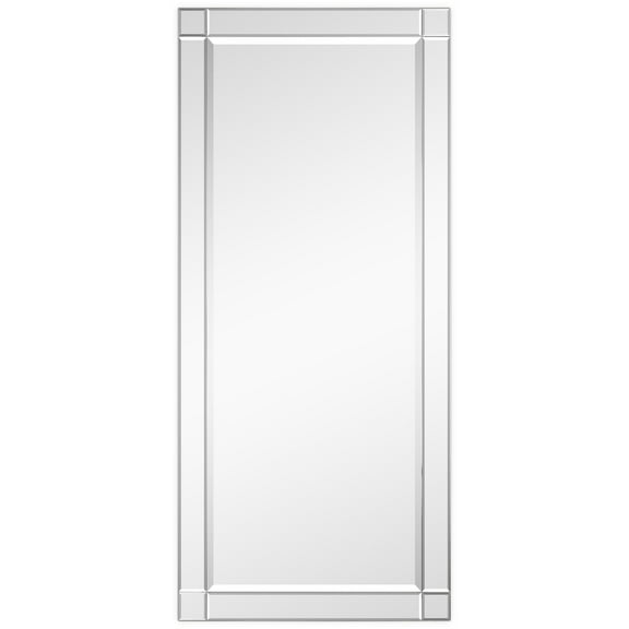 Empire Art Direct Moderno Squared Corner Beveled Rectangle Wall Mirror, 24" x 54", Ready to Hang