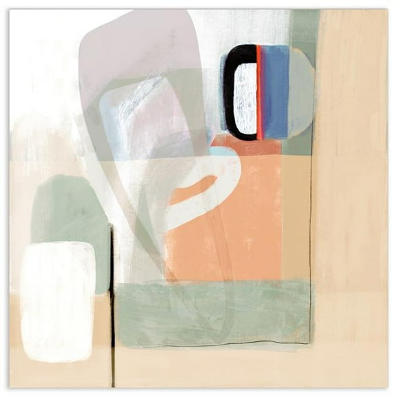 Empire Art Direct Multiform I Frameless Free Floating Tempered Glass Panel Graphic Wall Art, 38" x 38" x 0.2", Ready to Hang