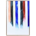 thumbnail image 1 of Empire Art Direct Northern Traces on Reverse Printed Art Glass and Anodized Aluminum Rose Gold Frame Wall Art, 24" x 16", Ready to Hang, 1 of 1