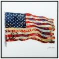 thumbnail image 1 of Empire Art Direct Old Glory on Reverse Printed Art Glass and Anodized Aluminum Black Frame Wall Art, 24" x 24" x 1", Ready to Hang, 1 of 9