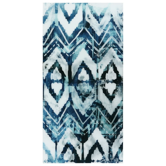Empire Art Direct Patterns Frameless Free Floating Tempered Glass Panel Graphic Wall Art, 72" x 36", Ready to Hang