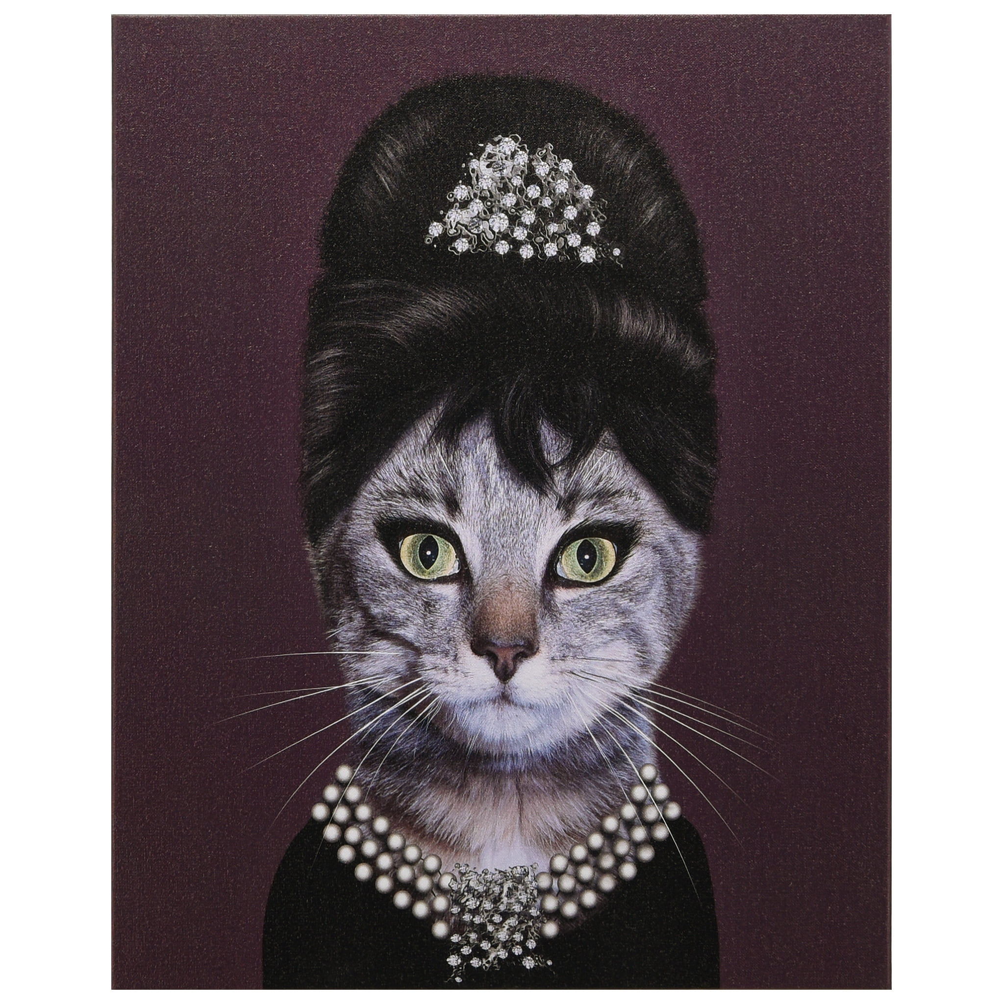 Empire Art Direct Pets Rock GG Graphic Art on Wrapped Cat Canvas Wall Art 