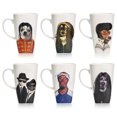 thumbnail image 1 of Empire Art Direct Pets Rock Icons Collectible Fine Bone China Mugs 20 oz - Set of 6, 1 of 10