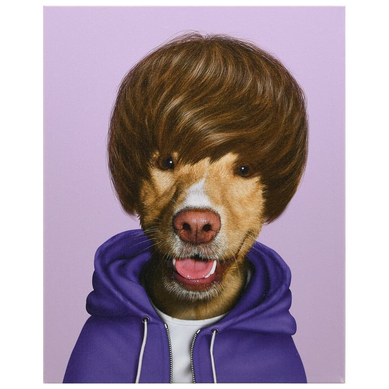 Empire Art Direct Pets Rock Teen Graphic Art on Wrapped Canvas Dog