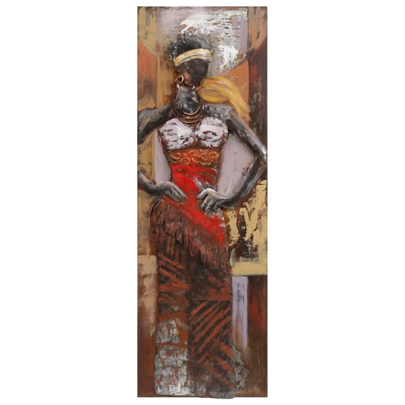 Empire Art Direct "Miss-tic" Mixed Media Iron Hand Painted Dimensional Wall Decor