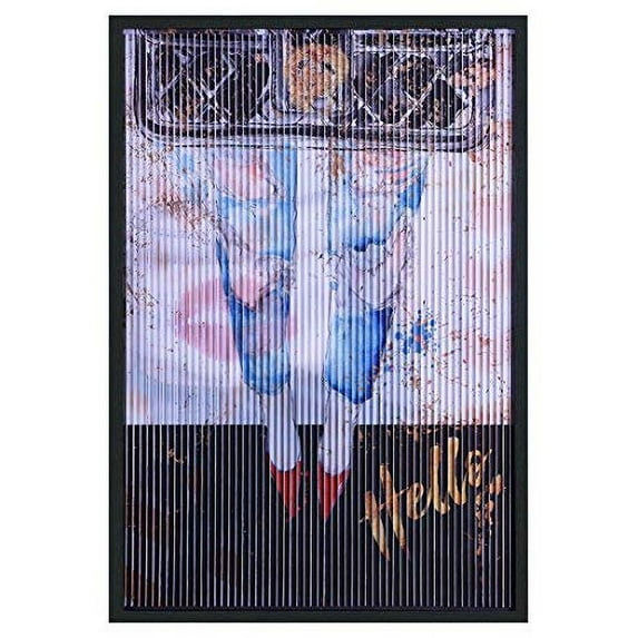 Empire Art Direct Red Chic Artwork Wall Décor, 32" x 47" x 1.4", Multicolor