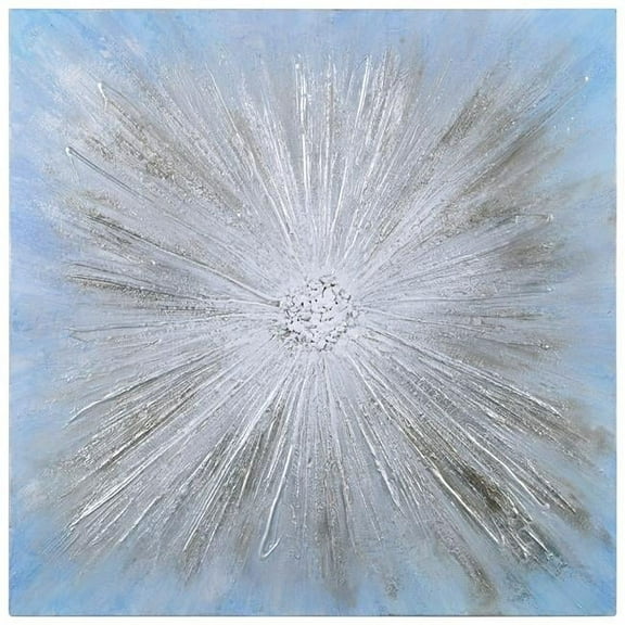 Empire Art Direct Supernova Textured Metallic Hand Painted Wall Art, 36" x 36" x 1.5", Ready to Hang