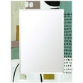 thumbnail image 1 of Empire Art Direct Introductions Rectangular Beveled Mirror on Free Floating Printed Tempered Art Glass - Clear - 40" x 30", 1 of 9