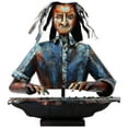 thumbnail image 1 of Empire Art Direct The Pianist Hand Painted Metal Sculpture, 1 of 9