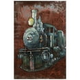 thumbnail image 1 of Empire Art Direct "Train" Primo Mixed Media Hand Painted Iron Wall Sculpture, 1 of 5