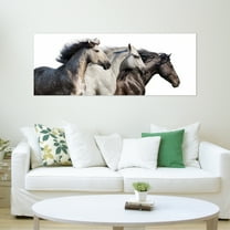 Empire Art Direct Trilogy 1 Frameless Free Floating Tempered Glass Panel Graphic Wall Art, 24" x 63" x 0.2", Ready to Hang