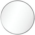 thumbnail image 1 of Empire Art Direct Ultra Brushed Silver Stainless Steel Frame Round Wall Mirror, 30" x 30" x 2", Ready to Hang, 1 of 11