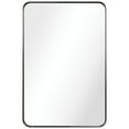 thumbnail image 1 of Empire Art Direct Ultra Stainless Steel Rectangular Wall Mirror Brushed Black 24" x 36" Black, 1 of 14