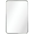 thumbnail image 1 of Empire Art Direct Ultra Stainless Steel Rectangular Wall Mirror Brushed Silver 24" x 36" Silver, 1 of 14