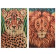 thumbnail image 1 of Empire Art Direct Wild 1 & 2 Print on Solid Wood Wall Art, 36" x 24" each, Ready to Hang, 1 of 7