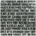 thumbnail image 1 of Empire Art Direct Words Reverse Printed Tempered Glass with Silver Leaf Wall Art, 38" x 38" x 0.2", Ready to Hang, 1 of 10