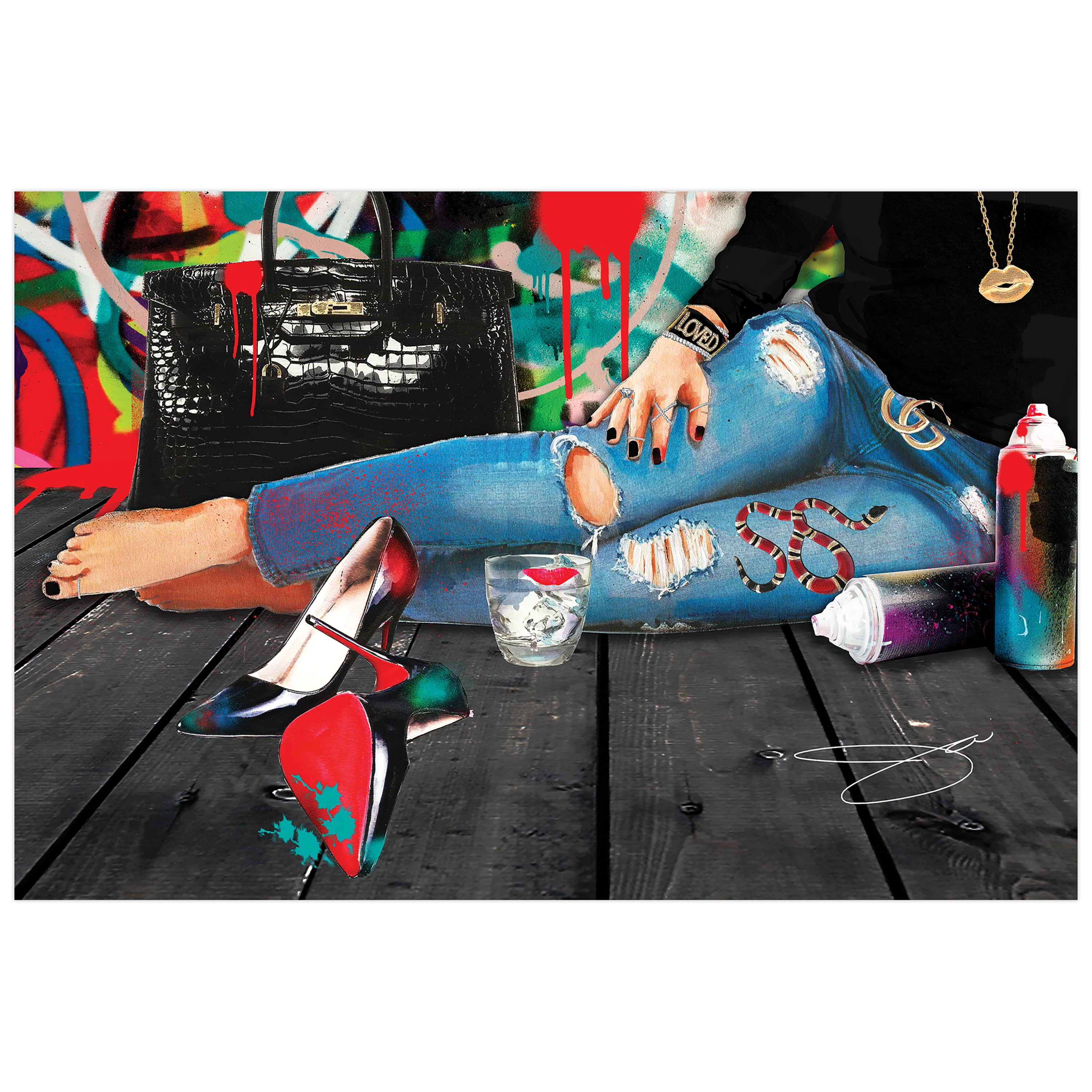 Empire Art Graphic People Art Prints, 32" x 48", by Jodi P.
