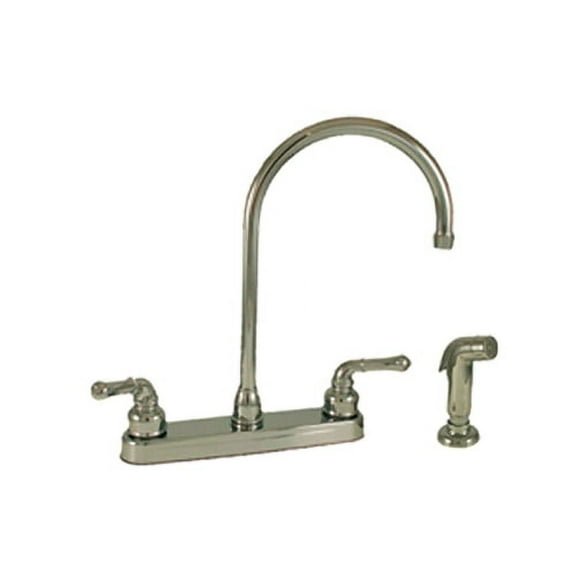 Empire Brass U-YCH801GS Chrome 8" Hi-Arc with Tea Pot Handles & Spray
