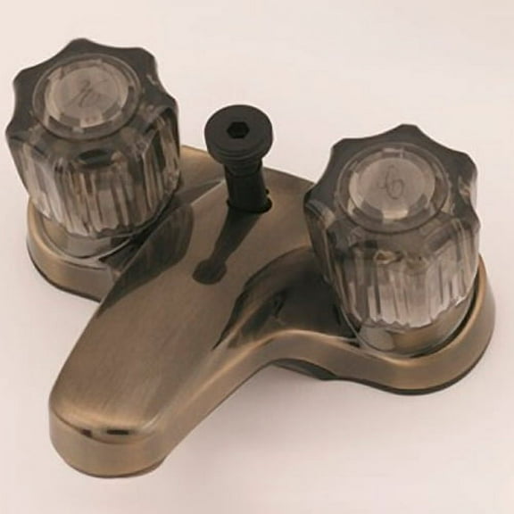 Empire Brass U-YCJW73AB Brass 4" Lavatory Faucet with Diverter & Smoke Knobs