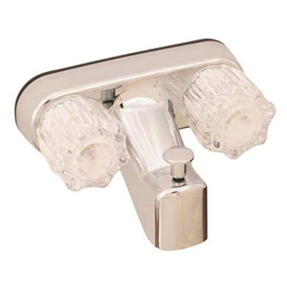 Empire Brass U-YJW41VB Chrome 4" Tub Faucet with Clear Knobs & Diverter