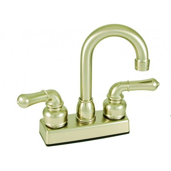 Empire Brass U-YNN16N RV Non-Metallic Home Bar Faucet with Teapot Handles 4" - Brushed Nickel