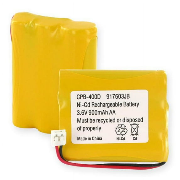 Empire CPB-400D 3.6V 1 x 3 in. 3AA Nickel Cadmium Battery 900 mAh & D Connector - 3.24 watt