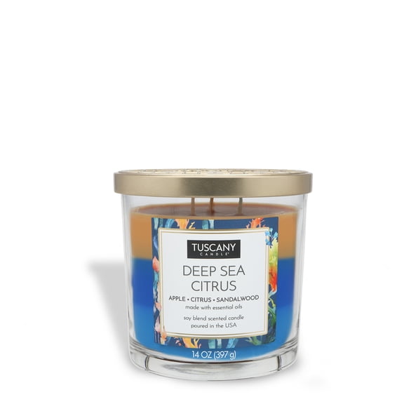 Deep Sea Citrus Long-Lasting Scented Jar Candle (14 oz)