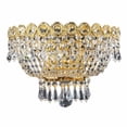 thumbnail image 1 of Empire Collection 2 Light Gold Finish and Clear Crystal Wall Sconce 12, 1 of 1