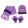 thumbnail image 1 of Empire Cove 3 Piece Kids Winter Knit Beanie Set Gloves Hats Scarves Girls Boys Mom Dad, 1 of 5