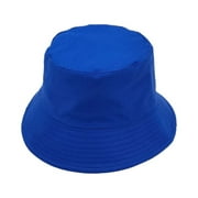 Empire Cove Cotton Bucket Hat Reversible Fisherman Cap Women Men Summer Blue
