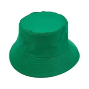 Empire Cove Cotton Bucket Hat Reversible Fisherman Cap Women Men Summer Green