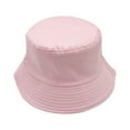 thumbnail image 1 of Empire Cove Cotton Bucket Hat Reversible Fisherman Cap Women Men Summer Pink, 1 of 4