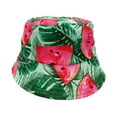 thumbnail image 1 of Empire Cove Fruit Print Bucket Hat Reversible Fisherman Cap Women Watermelon Green, 1 of 5