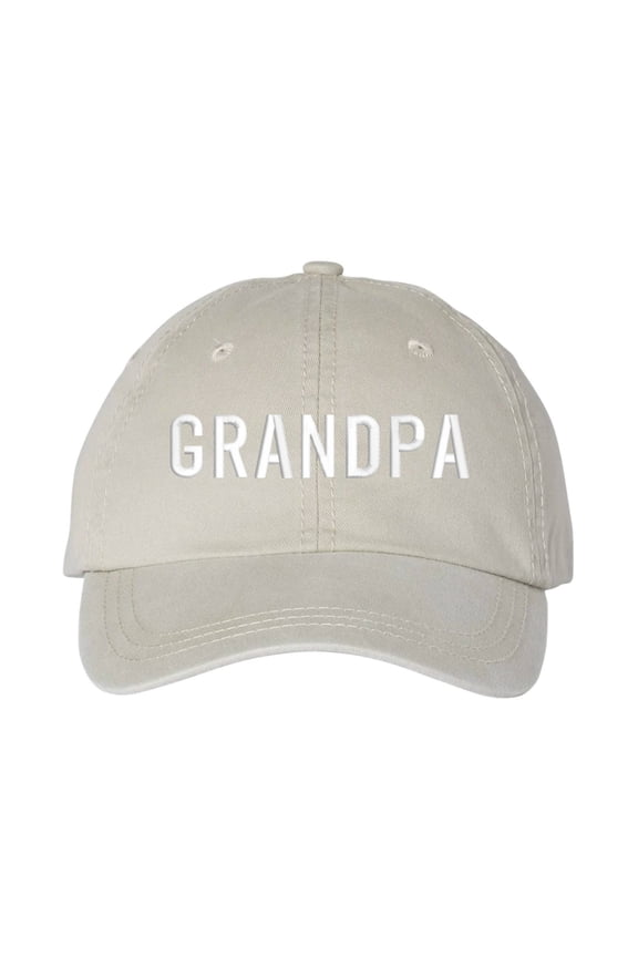 Grandpa Hat Embroidered Stone Father's Day