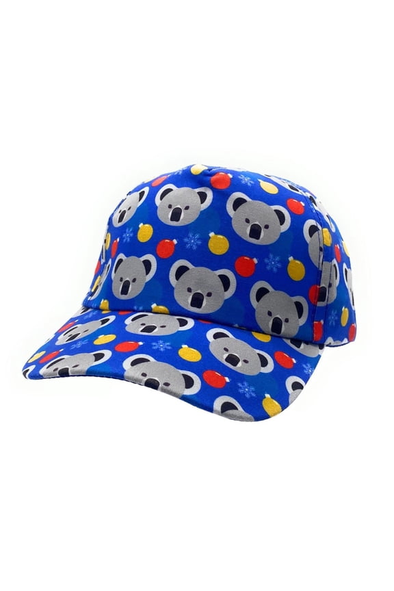 Kids Baseball Caps Fun Print Hats Girls Boys Toddler Koala