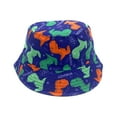 thumbnail image 1 of Empire Cove Kids Fun Prints Bucket Hat Fisherman Cap Girls Boys Summer Dino Blue, 1 of 4