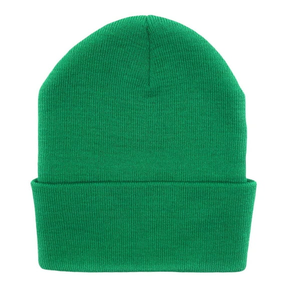 Empire Cove Knit Cuffed Beanie Hat Cap Warm Winter Men Women Toboggan Kelly Green