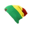thumbnail image 1 of Empire Cove Long Beanie Winter Warm Solid Knit Womens Mens Unisex - Rasta, 1 of 4