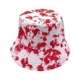 thumbnail image 1 of Empire Cove Paint Splash Bucket Hat Reversible Fisherman Cap Women Men Red, 1 of 5