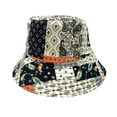 thumbnail image 1 of Empire Cove Paisley Bandana Reversible Bucket Hat Fisherman Cap Women Men Black, 1 of 5