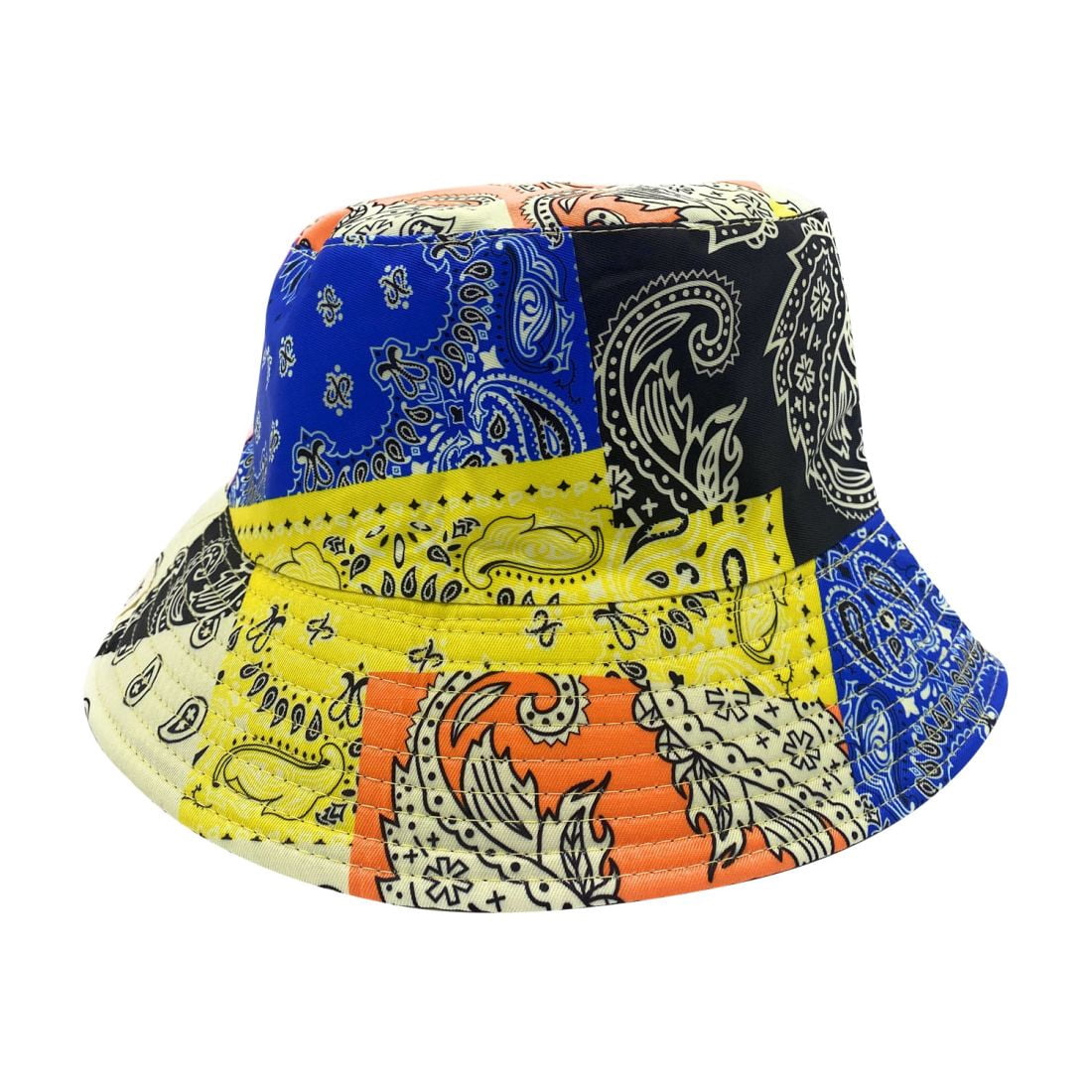 Empire Cove Paisley Bandana Reversible Bucket Hat Fisherman Cap