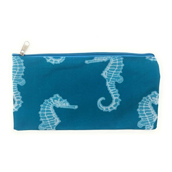 Empire Cove Pouch Bag Zipper Cosmetic Makeup Bank Car Documents Travel Seahorse
