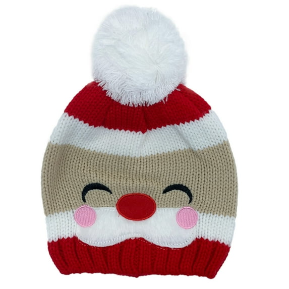 Empire Cove Winter Holiday Santa Claus Beanie with Yarn Pom Pom Holiday Gifts