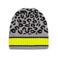 thumbnail image 1 of Empire Cove Winter Knit Leopard Striped Beanie - Grey, 1 of 1