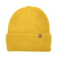 thumbnail image 1 of Empire Cove Womens Ribbed Knit Cuff Beanie Mustard, 1 of 3