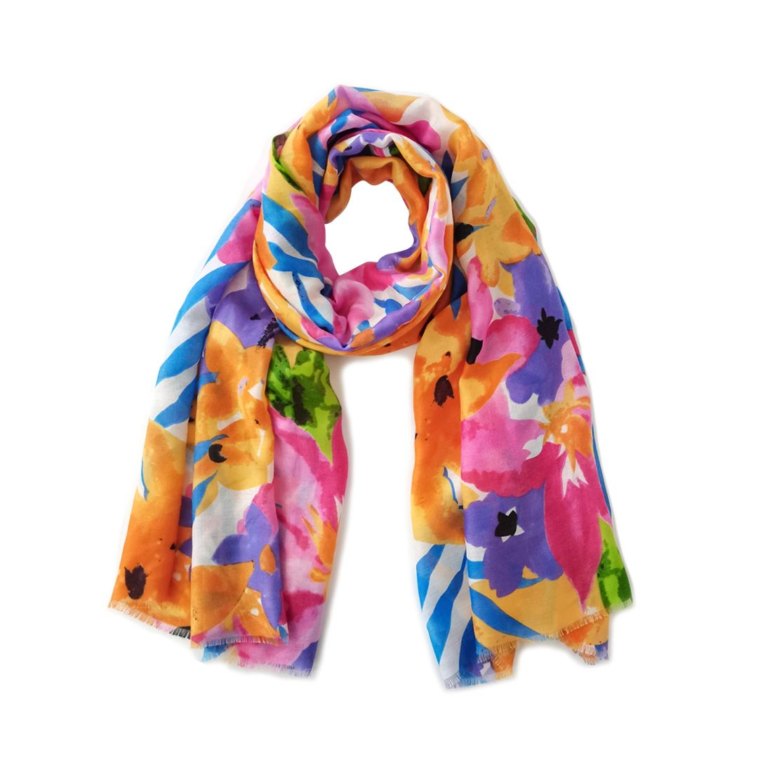 Spring Summer Women Girls Leaves Jacquard Organza Scarf Shawls Sunshade