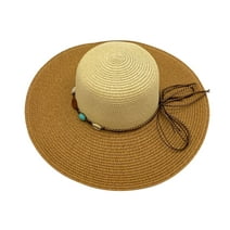 Womens Short Brim Straw Sun Hat Fedora Trilby Hat Panama Men Roll Up ...